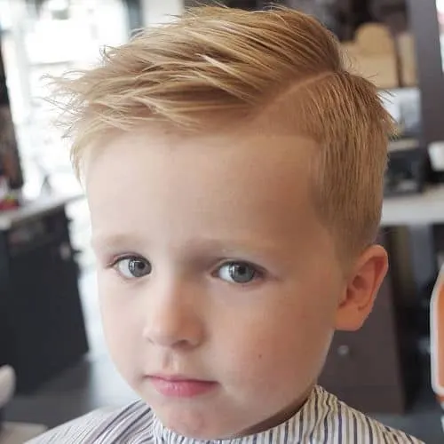 preschool hairstyle with undercut