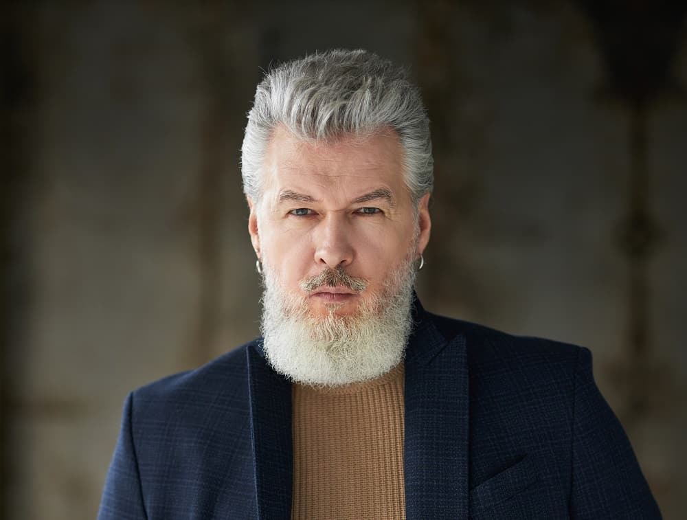 professional grey beard