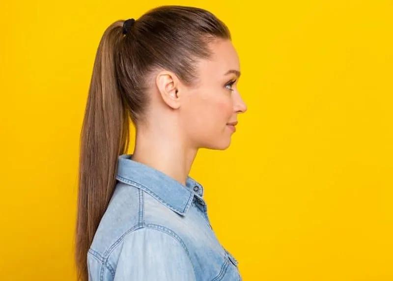 professional ponytail hairstyle for women