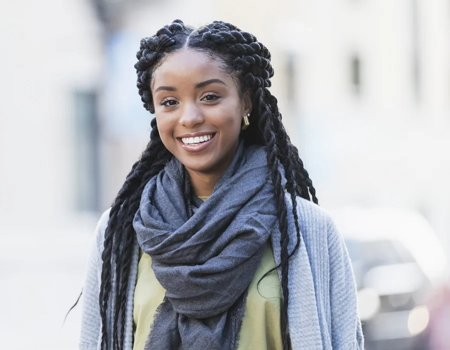 professional twists hairstyle