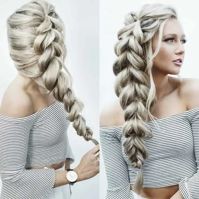 best hairstyles with pull through braid