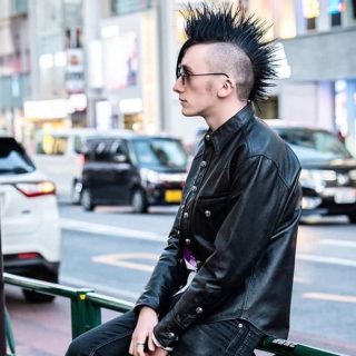 guy with punk rock look