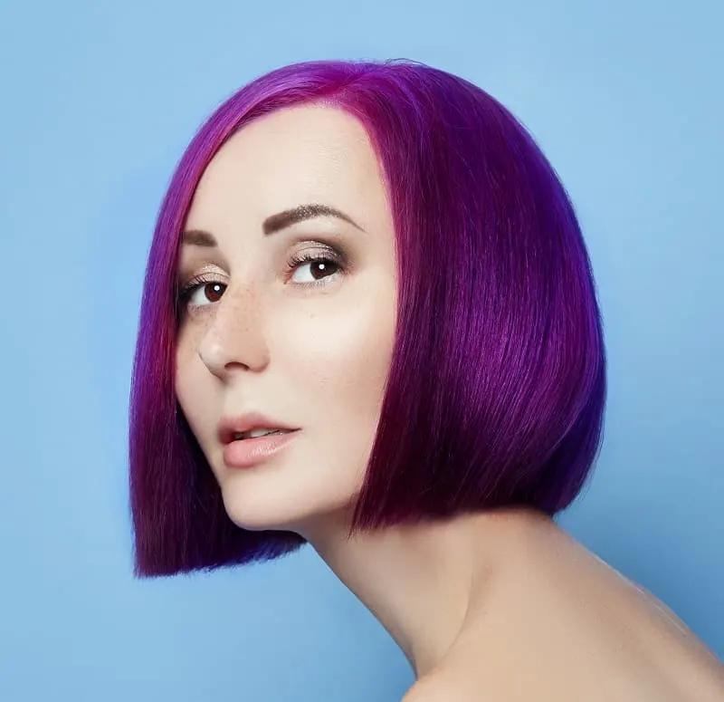 plum purple hair
