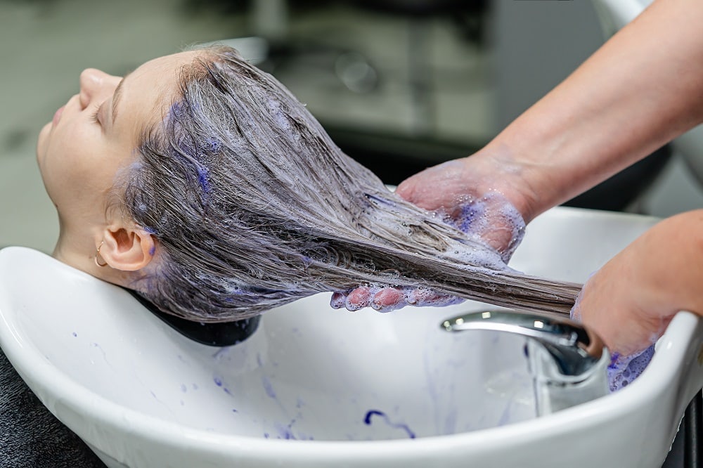 purple shampoo for removing toner
