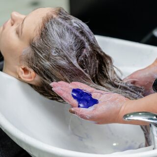 Blue Shampoo on Orange Hair