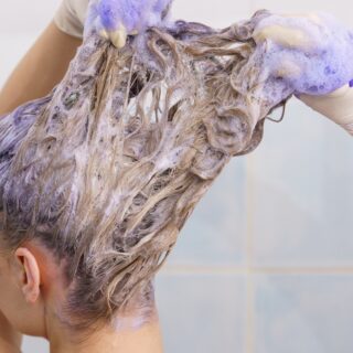 purple shampoo overuse