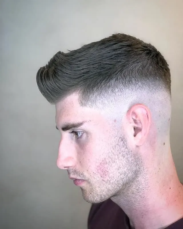 quiff hairstyles with high fade
