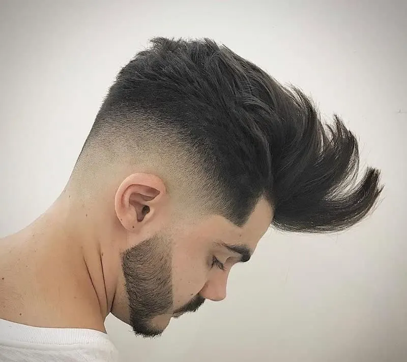 quiff hairstyles with fade 