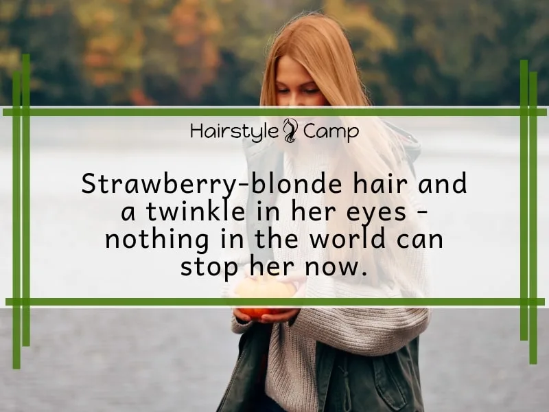 strawberry blonde hair quotes