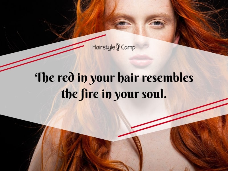 fire red hair quotes