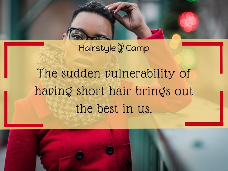 Quotes about short hair