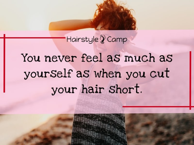 Quotes about short hair