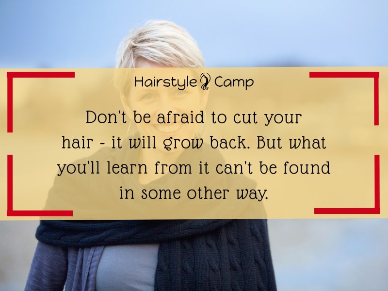 Beautiful quotes about short hair