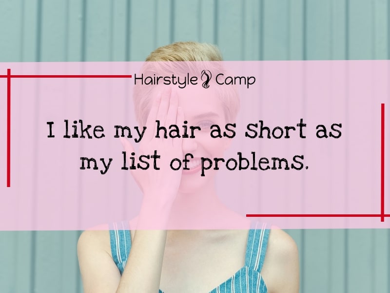 best short hair quotes 
