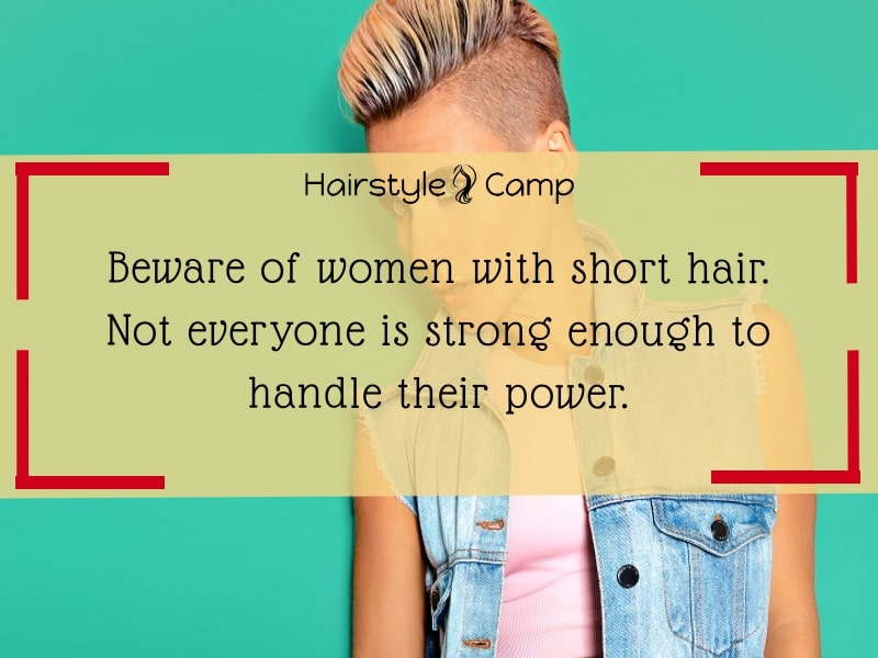 The best quotes about short hair