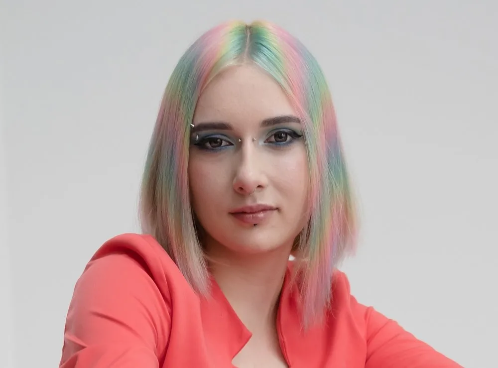 rainbow a-line bob