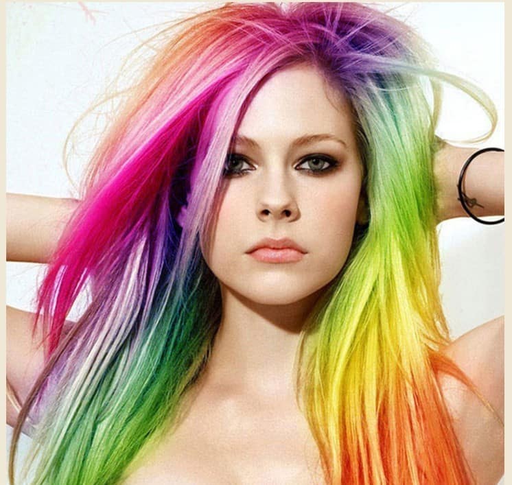 10 Rainbow Hair Colors To Make A Glamorous Entrance