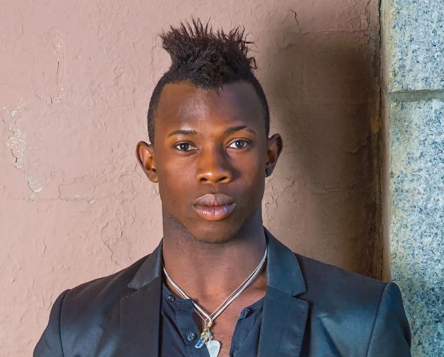 receding hairline haircut for black men