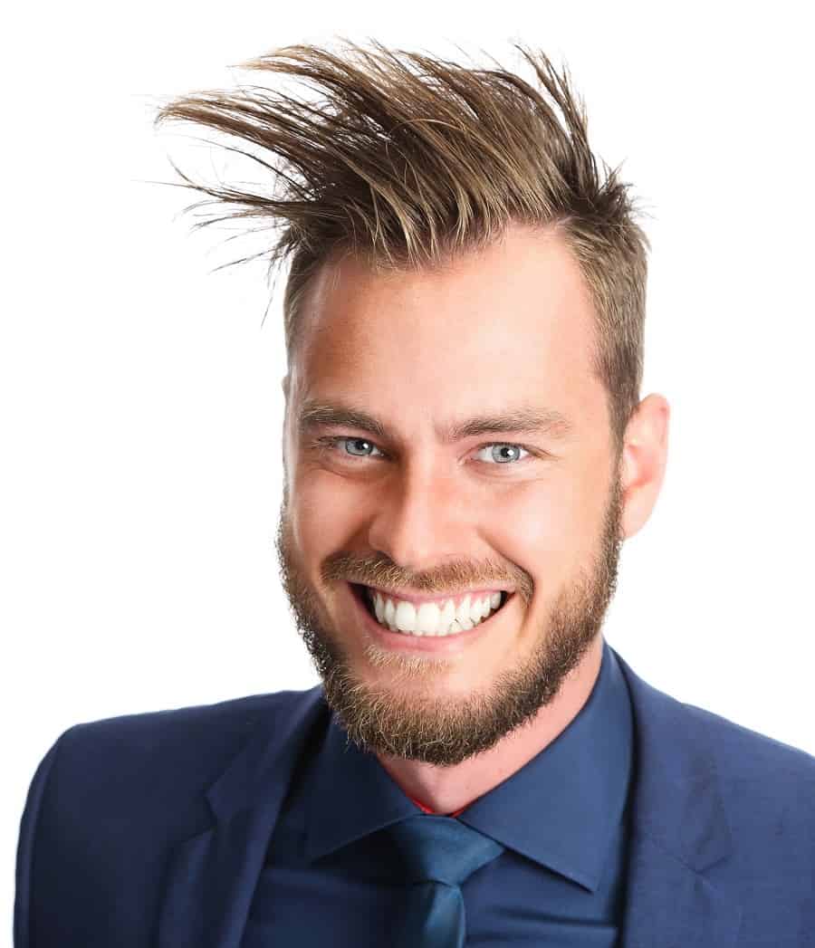 haircut for man with receding hairline