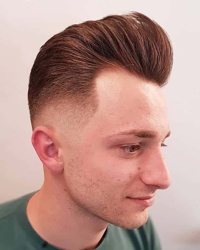 haircut with receding hairline