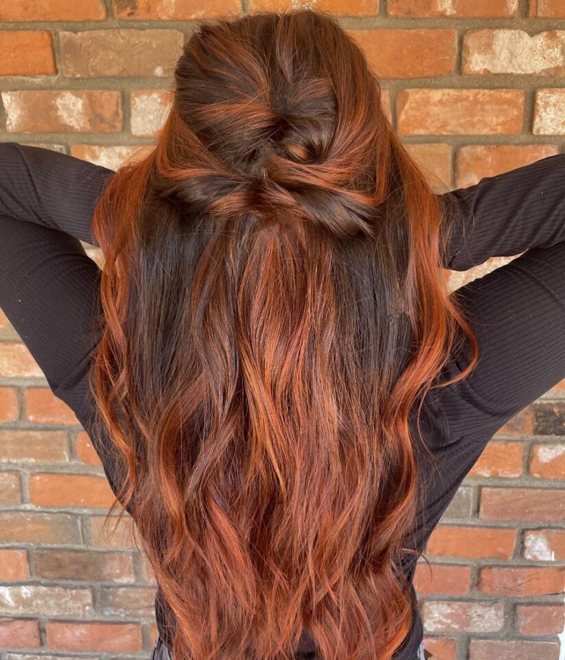 Red Brown Ombre 823x960 