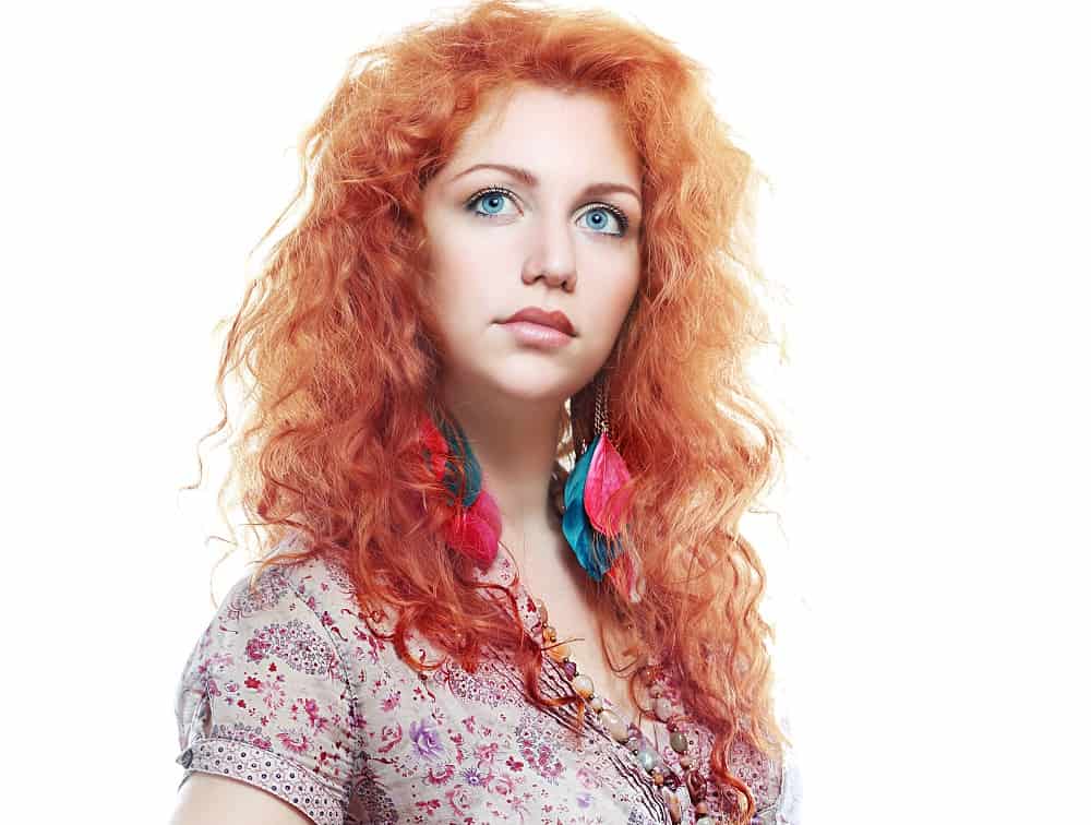 red gypsy hairstyle