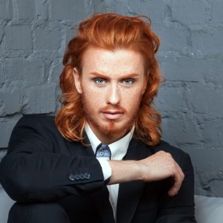 red hair color for men