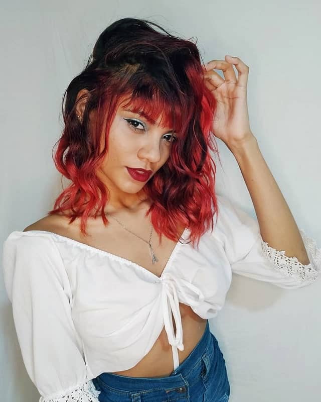 red hair for tan skin