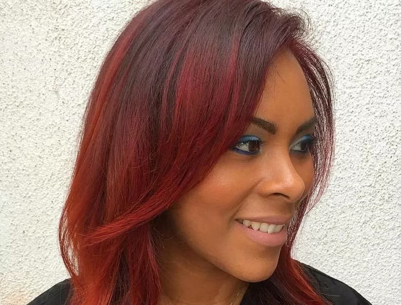 red hair for warm skin tone 