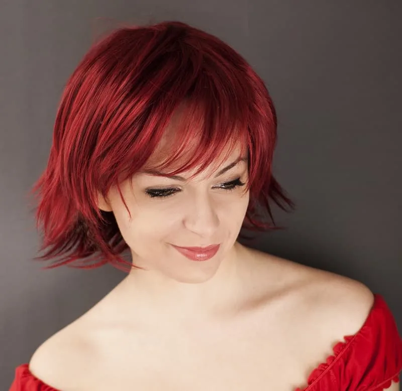 short red bob