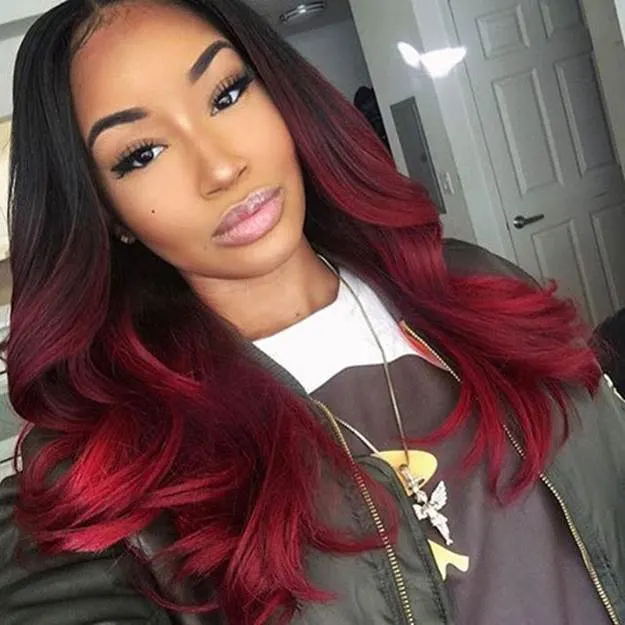 red ombre for black women