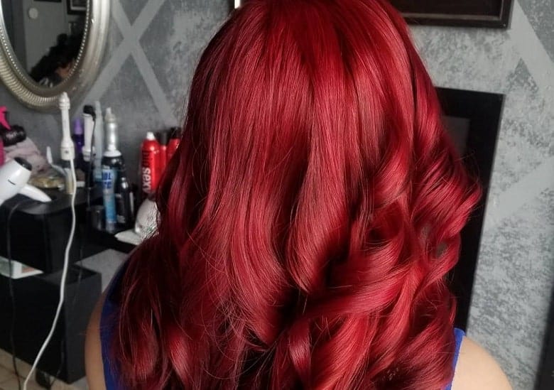 red velvet hair for women