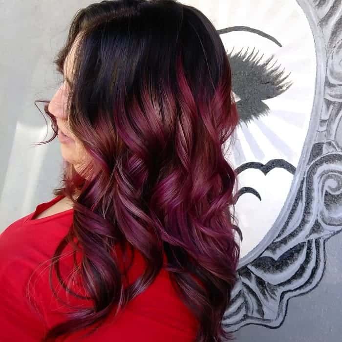 30 Refreshing Red Violet Hair Color Trends for 2023