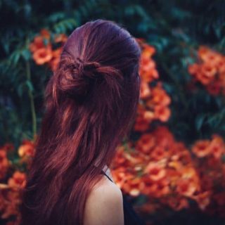 red wine hair for women