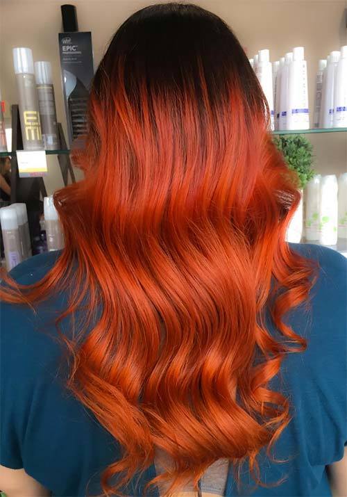 Top 100 Image Burnt Orange Hair Color - Thptnganamst.Edu.Vn