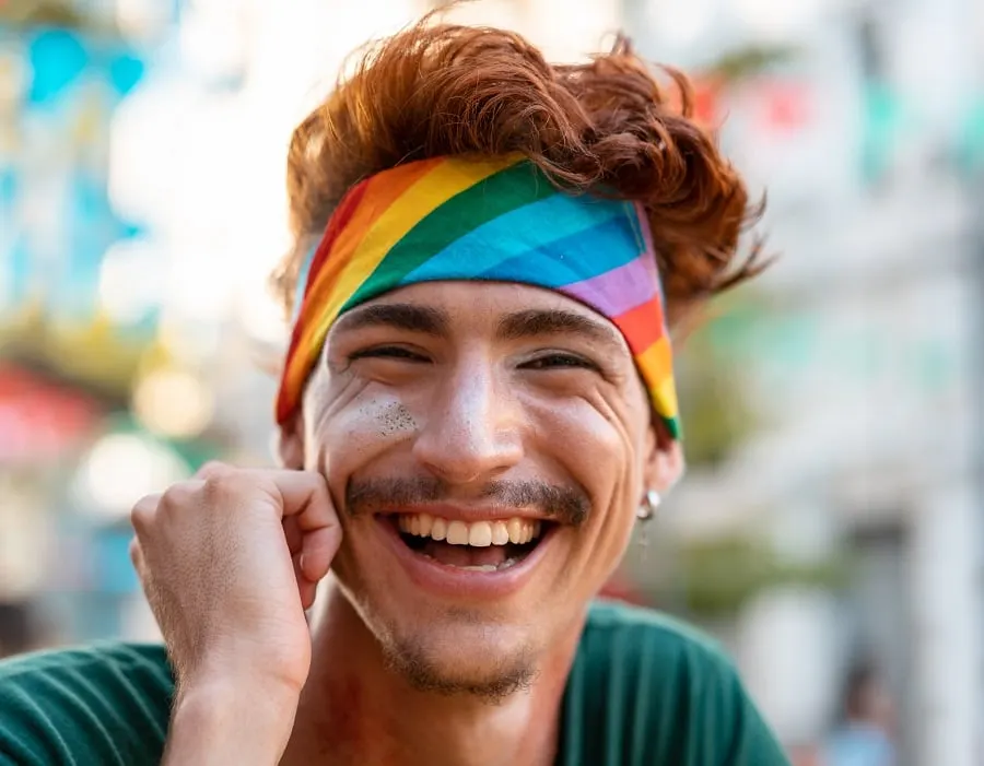 redhead guy with bandana