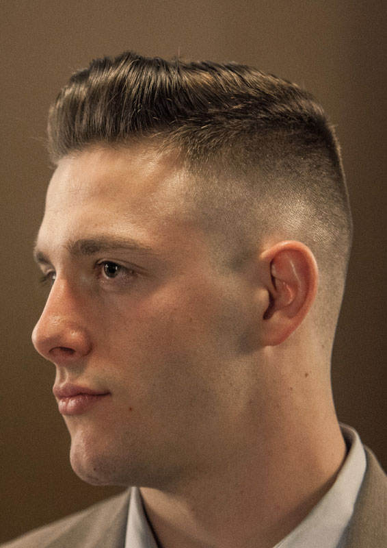 fade regulation hairstyle for men 
