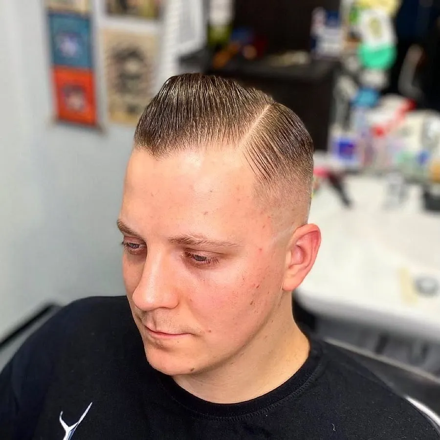 regulation haircut with hard part