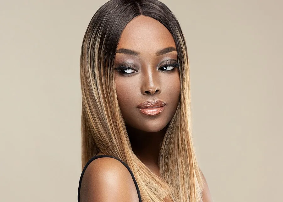relaxed ombre hair