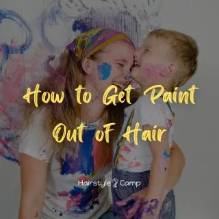 how to get rid of paint from hair
