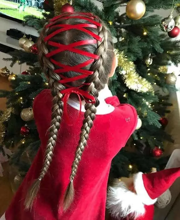 Dutch Ribbon Braid for Little Girls