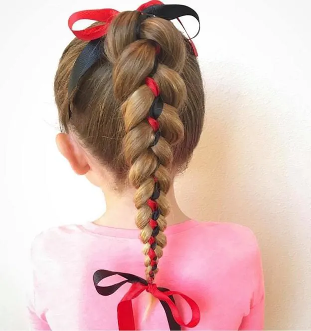 8 Ribbon Braid Hairstyles for Little Girls – HairstyleCamp
