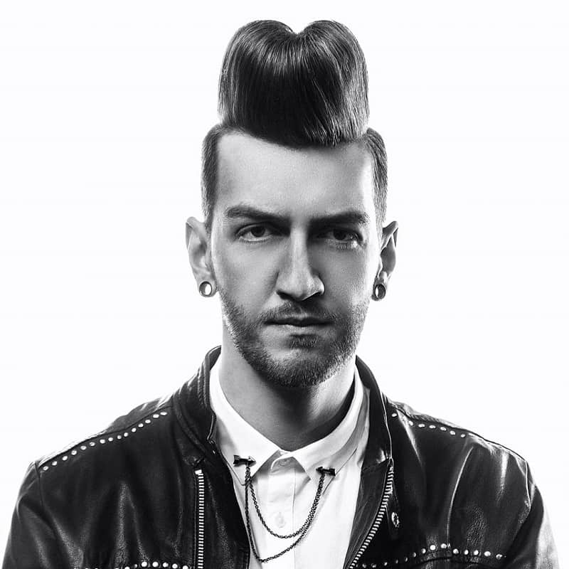 50s rockabilly hairstyle for men