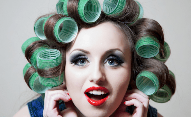 use Rollers to make your hair wavy