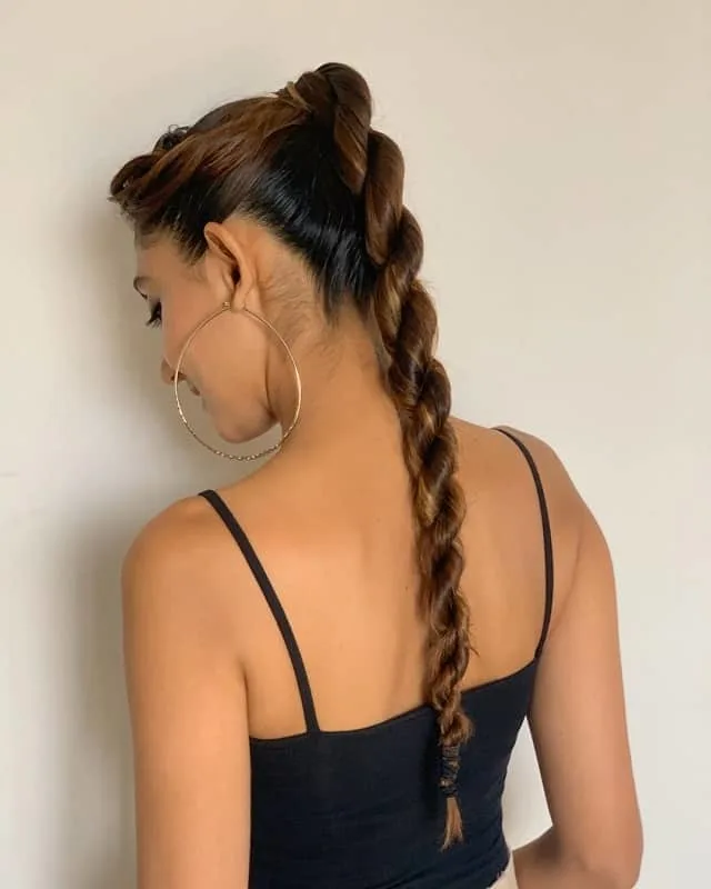rope ponytail