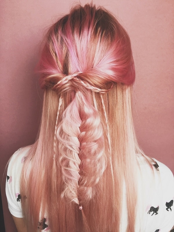 rose gold balayage hair ideas