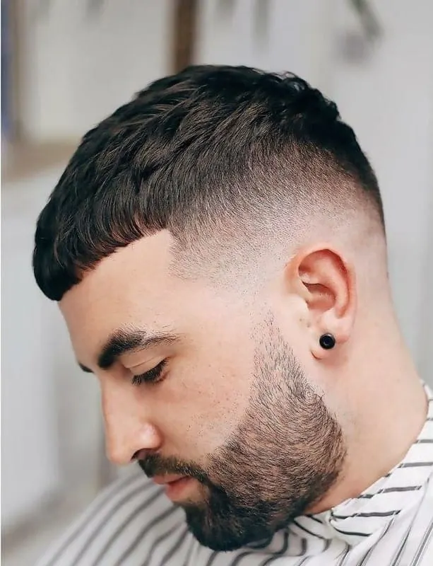 haircuts for men with round chubby face