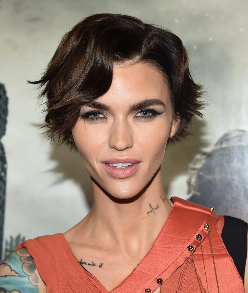 ruby rose with pixie bob cut