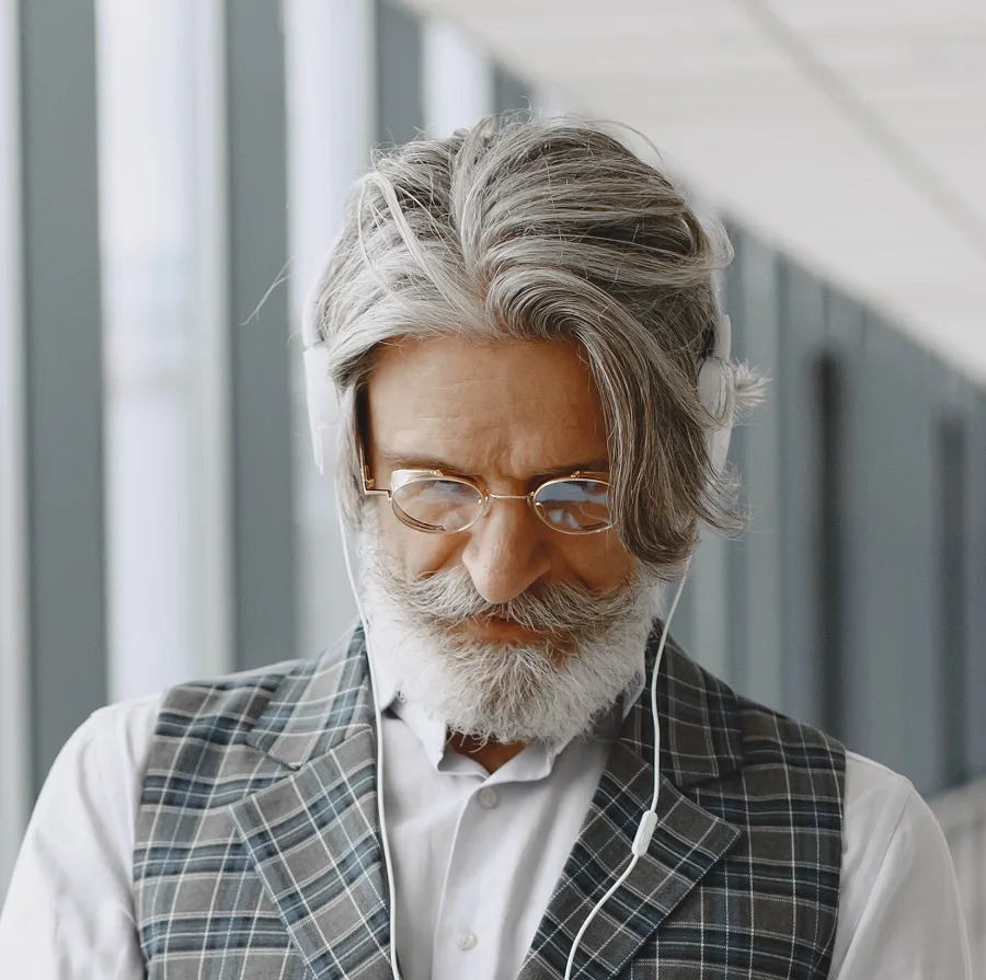 salt and pepper hair for businessmen