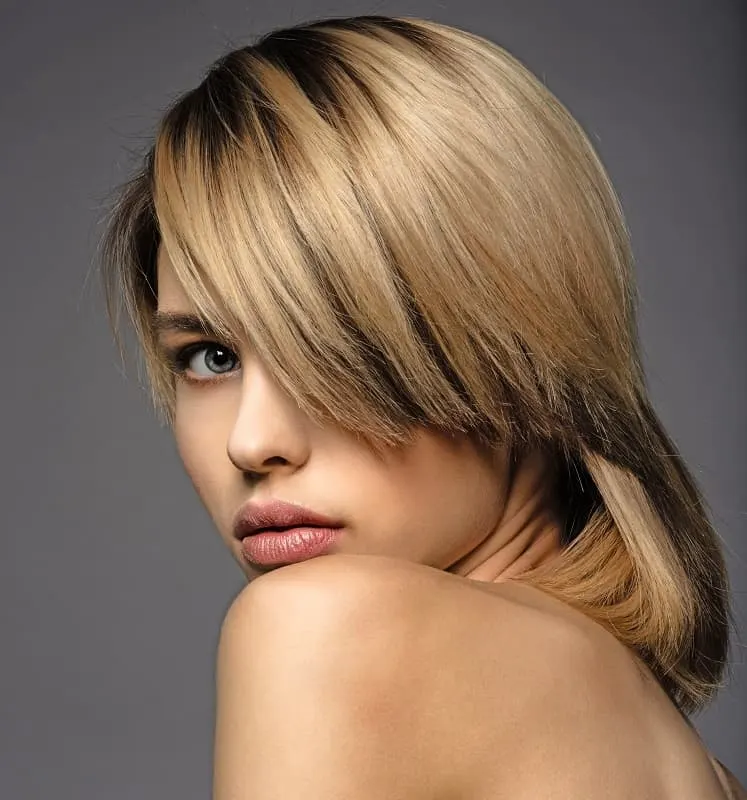 sandy blonde hair highlights